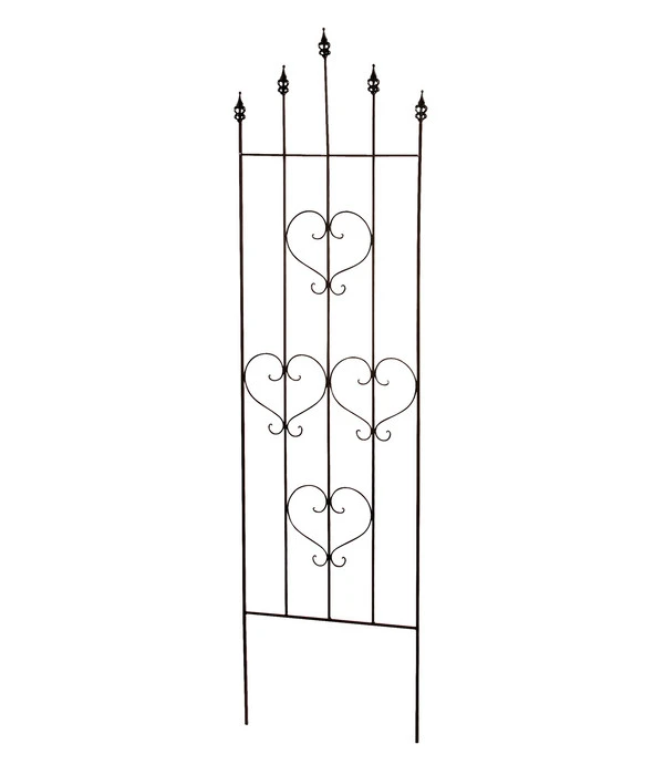 Metall-Spalier Heart, Schwarz 3 Metall-Spalier Heart, Schwarz