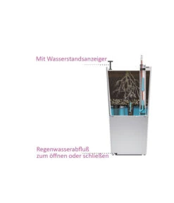 Dehner Kunststoff-Topf Elise, Konisch, Glänzend, Inkl. Bewässerungssystem -Elho Aussenbereich Geschaft 1802214 WE FS 001 KunststofftopfEliseWasserstandsanzeiger