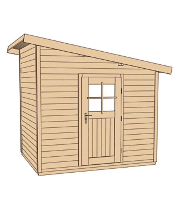 Weka Anbau-Gartenhaus 260 Gr. 1 5 Weka Anbau-Gartenhaus 260 Gr. 1 – Bild 3