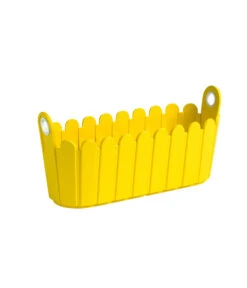 Emsa Kunststoff-Jardinière Landhaus, Oval, 39 X 15 X 19 Cm