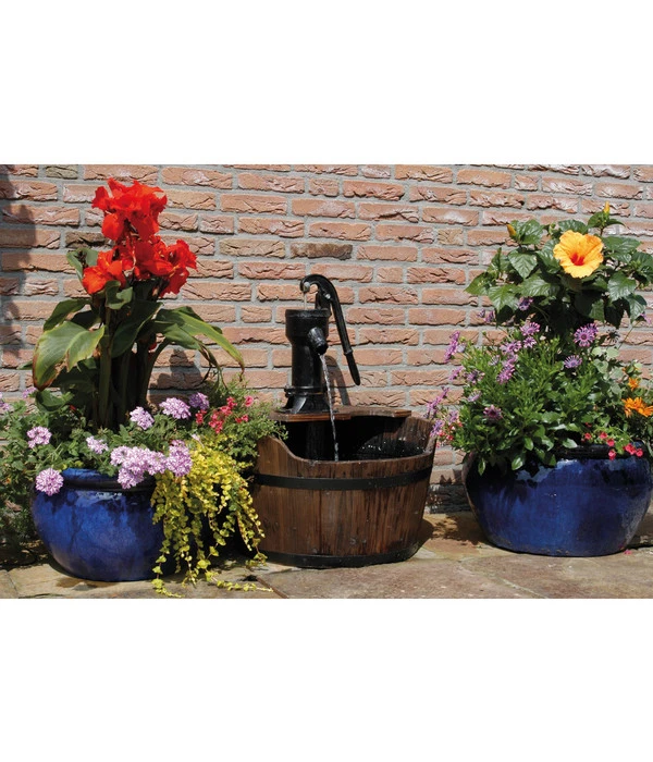 Ubbink Holz-Gartenbrunnen Newcastle, Ca. Ø60/H75 Cm 3 Ubbink Holz-Gartenbrunnen Newcastle, Ca. Ø60/H75 Cm