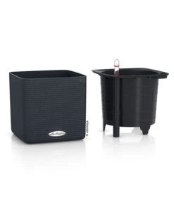 LECHUZA® CUBE Color, All-in-One Set -Elho Aussenbereich Geschaft 3179769 PR FS 003 CubeColor16KomplettsetSchiefergrauLechuza