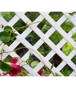 KHW Kunststoff-Pflanzkasten Mit Spalier, 43 X 43 X 140 Cm -Elho Aussenbereich Geschaft 3913688 WE DE 006 KastenSpalier43weiss