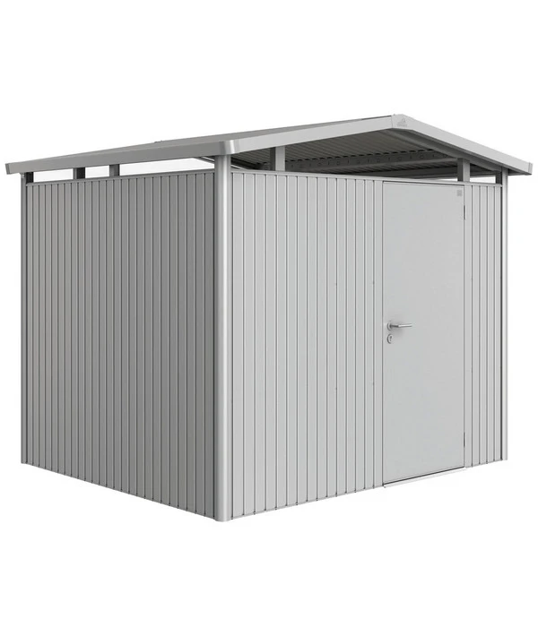 Biohort Metallgerätehaus Panorama® P3, Silber 3 Biohort Metallgerätehaus Panorama® P3, Silber