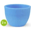 Farmet Kunststoff-Topf Orione Fluoreszierend, 2er-Set 2 Farmet Kunststoff-Topf Orione Fluoreszierend, 2er-Set -Elho Aussenbereich Geschaft 4179982 WE FS 001 ORIONERunderPflanzkuebelDurchmesser20cm145cmhochFLUORESZIERENDSETMIT2STUECKENHELLBLAU 1