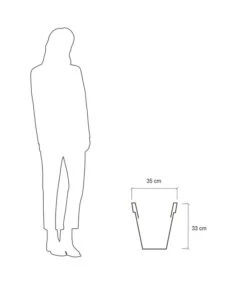 Farmet Kunststoff-Pflanzkübel Pegasus 8 Farmet Kunststoff-Pflanzkübel Pegasus -Elho Aussenbereich Geschaft 4185336 WE DE 004 PEGASUSKonischerPflanzkuebelDurchmesser40cm37cmhochLILA