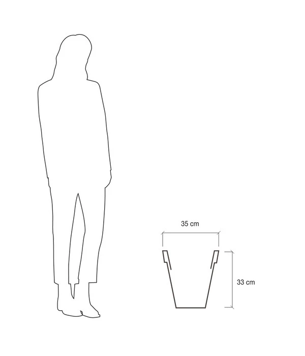 Farmet Kunststoff-Pflanzkübel Pegasus 5 Farmet Kunststoff-Pflanzkübel Pegasus – Bild 3