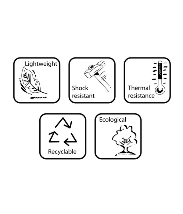Farmet Kunststoff-Topf-Set Pegasus, Konisch, Anthrazit, 2-teilig 6 Farmet Kunststoff-Topf-Set Pegasus, Konisch, Anthrazit, 2-teilig – Bild 4