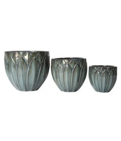 Dehner Keramik-Topf Kassandria, Rund, Grün-blau 7 Dehner Keramik-Topf Kassandria, Rund, Grün-blau -Elho Aussenbereich Geschaft 4429510 4429551 4429577 WE DE 001 DehnerKeramikTopf