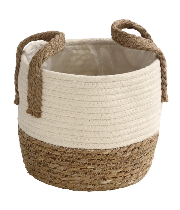 Dehner Seegras-Korb Ida, Rund 3 Dehner Seegras-Korb Ida, Rund