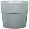Scheurich Kunststoff-Topf Groove+, Rund, Ca. Ø28,5/H26 Cm -Elho Aussenbereich Geschaft 4499463 WE FS 001 ScheurichKunststoffTopfGrooverund