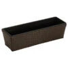 Dehner Polyrattan-Kasten Alicante, Rechteckig, Braun -Elho Aussenbereich Geschaft 5127170 5127121 WE FS 001 DehnerPolyrattanKastenrechteckigbraun