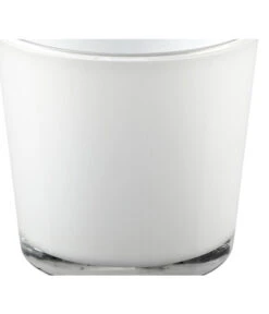Dehner Glas-Übertopf Conner, Rund 7 Dehner Glas-Übertopf Conner, Rund -Elho Aussenbereich Geschaft 5175898 BildDE 001 GlasUebertopfGlasTopfConnWeiss115