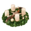Adventskranz, Creme, Ca. Ø35/H12 Cm -Elho Aussenbereich Geschaft 6267876 WE FS 001 AdventskranzAdvent2020