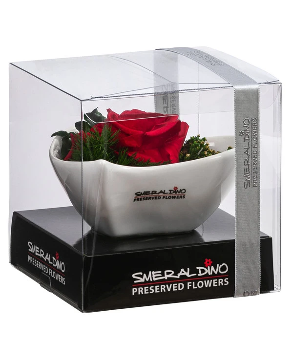 Dehner Herzschale Mit Longlife-Rose Lena, Ca. B12/H8 Cm 4 Dehner Herzschale Mit Longlife-Rose Lena, Ca. B12/H8 Cm – Bild 2