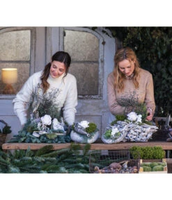 Grabgesteck Stille, Herzförmig, Ca. B25/H22/T25 Cm -Elho Aussenbereich Geschaft 6462949 WE MO 002 SerieStillePremiumAllerheiligen2023