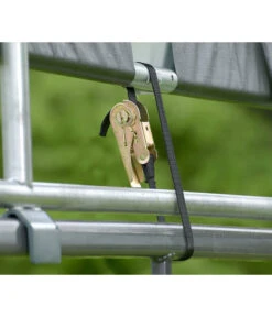 Shelter Logic Pferdestallüberdachung, Ca. B370/H160/T370 Cm -Elho Aussenbereich Geschaft 6610422 WE DE 002 50NorthWeidezelt done