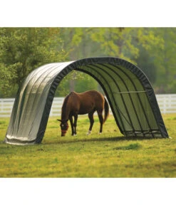 Shelter Logic Weidezelt Run-In-Shed, Ca. B370/H250/T610 Cm -Elho Aussenbereich Geschaft 6610448 WE MO 002 50NorthWeidezelt done