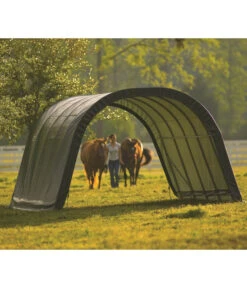 Shelter Logic Weidezelt Run-In-Shed, Ca. B370/H250/T610 Cm -Elho Aussenbereich Geschaft 6610448 WE MO 004 50NorthWeidezelt done