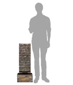 Climaqua Naturschiefer-Wasserwand Ava 17 Climaqua Naturschiefer-Wasserwand Ava -Elho Aussenbereich Geschaft 6645972 WE IG 001 ClimaquaWasserwandAvaMRusty