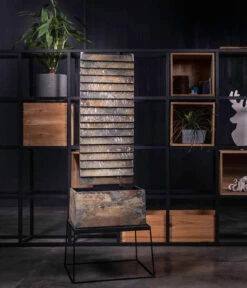 Climaqua Naturschiefer-Wasserwand Ava 16 Climaqua Naturschiefer-Wasserwand Ava -Elho Aussenbereich Geschaft 6645972 WE MO 002 ClimaquaWasserwandAvaMRusty