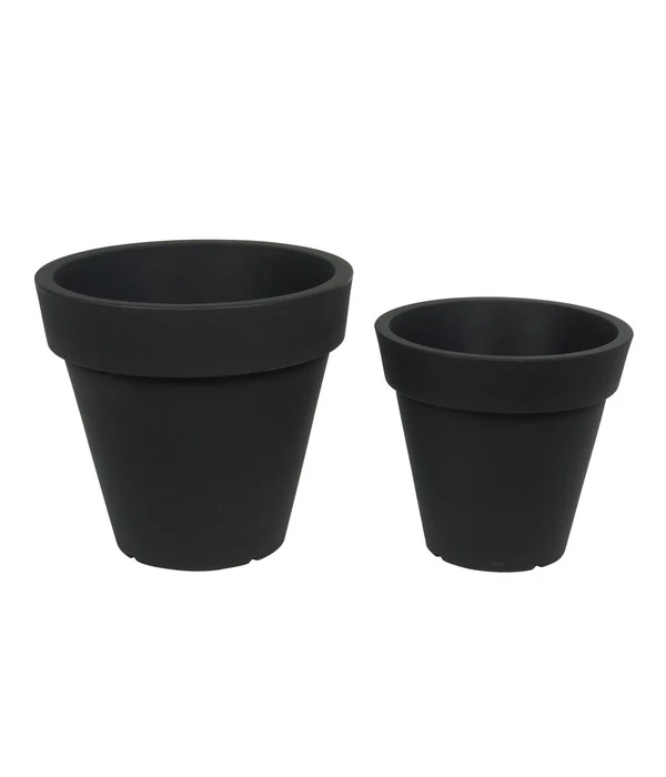 Farmet Kunststoff-Topf-Set Pegasus, Konisch, Anthrazit, 2-teilig 3 Farmet Kunststoff-Topf-Set Pegasus, Konisch, Anthrazit, 2-teilig