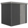Biohort Gerätehaus Neo B, Dunkelgrau/quarzgrau 1 Biohort Gerätehaus Neo B, Dunkelgrau/quarzgrau -Elho Aussenbereich Geschaft 6716666 WE FS 001 BiohortGeraetehausNeo1B