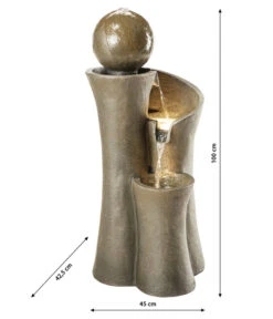 Dehner Polyresin-Gartenbrunnen Acapulco, Ca. H100 Cm -Elho Aussenbereich Geschaft 6742480 WE DE 001 DehnerPolyresinBrunnenAcapulco