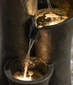 Dehner Polyresin-Gartenbrunnen Acapulco, Ca. H100 Cm -Elho Aussenbereich Geschaft 6742480 WE DE 002 DehnerPolyresinBrunnenAcapulco