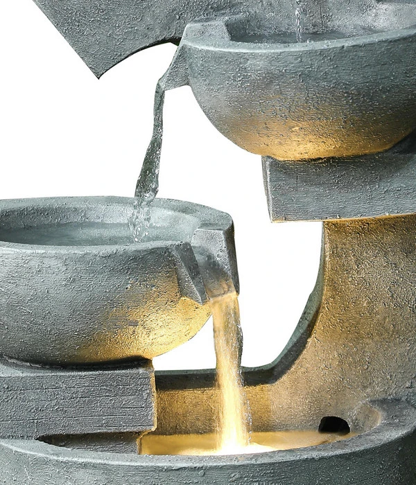 Dehner Polyresin-Gartenbrunnen Caserta, Ca. B41,5/H72/T37 Cm 6 Dehner Polyresin-Gartenbrunnen Caserta, Ca. B41,5/H72/T37 Cm – Bild 4