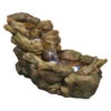 Ubbink Polyresin-Gartenbrunnen Wasserfall Aspen, Ca. B50/H50/T105 Cm -Elho Aussenbereich Geschaft 6791271 WE FS 001 UbbinkPolyresinGartenbrunnenWasserfallAspen