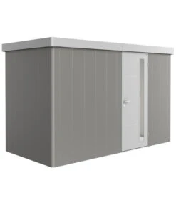 Biohort Gerätehaus Neo 1D, Quarzgrau/silber