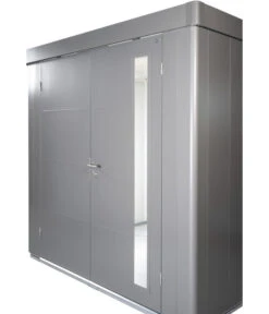 Biohort Gerätehaus Neo 3D, Dunkelgrau/quarzgrau 11 Biohort Gerätehaus Neo 3D, Dunkelgrau/quarzgrau -Elho Aussenbereich Geschaft 6885255 WE DE 005 BiohortGeraetehausNeo 2