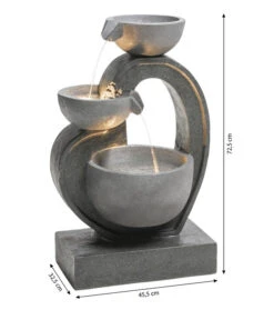 Dehner Polyresin-Gartenbrunnen Heart, Ca. H72,5 Cm -Elho Aussenbereich Geschaft 6911218 WE BG 001 BrunnenHeartNEU