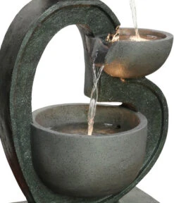 Dehner Polyresin-Gartenbrunnen Heart, Ca. H72,5 Cm -Elho Aussenbereich Geschaft 6911218 WE DE 002 DehnerPolyresinGartenbrunnenHeart