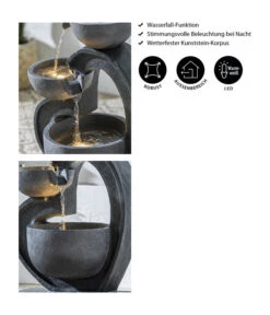 Dehner Polyresin-Gartenbrunnen Heart, Ca. H72,5 Cm -Elho Aussenbereich Geschaft 6911218 WE IG 001 DehnerPolyresinGartenbrunnenHeart