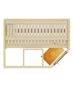 Weka Ecksauna Varberg Mit Glastür -Elho Aussenbereich Geschaft 6914253 WE DE 002 WekaSaunaVarbergmitGlastuer