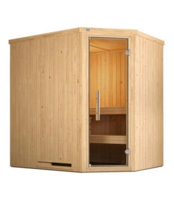 Weka Ecksauna Varberg Mit Glastür