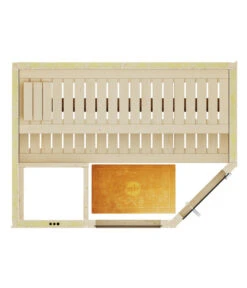 Weka Ecksauna Varberg Mit Glastür Und Fenster -Elho Aussenbereich Geschaft 6914261 WE DE 002 WekaEcksaunaVarbergmitGlastuerundFenster