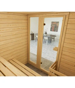 Weka Sauna Valida Mit Glastür Und Fenster -Elho Aussenbereich Geschaft 6914618 WE DE 001 WekaSaunaValidamitGlastuerundFenster