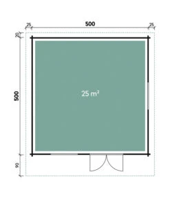 Wolff Finnhaus Gartenhaus Nordkap 70-F -Elho Aussenbereich Geschaft 6930739 WE DE 001 FinnhausBBHNordkap70F
