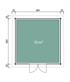 Wolff Finnhaus Gartenhaus Malmö 70-B -Elho Aussenbereich Geschaft 6931398 WE DE 001 FinnhausBBHMalmoe70B