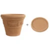 Farmet New Kunststoff-Topf Festonato, Rund, Terrakotta, Inkl. Untersetzer 2 Farmet New Kunststoff-Topf Festonato, Rund, Terrakotta, Inkl. Untersetzer -Elho Aussenbereich Geschaft 6965198 6965289 6965495 6965750 6967012 WE FS 001 FarmetTopfFestonatoRundUntersetzer